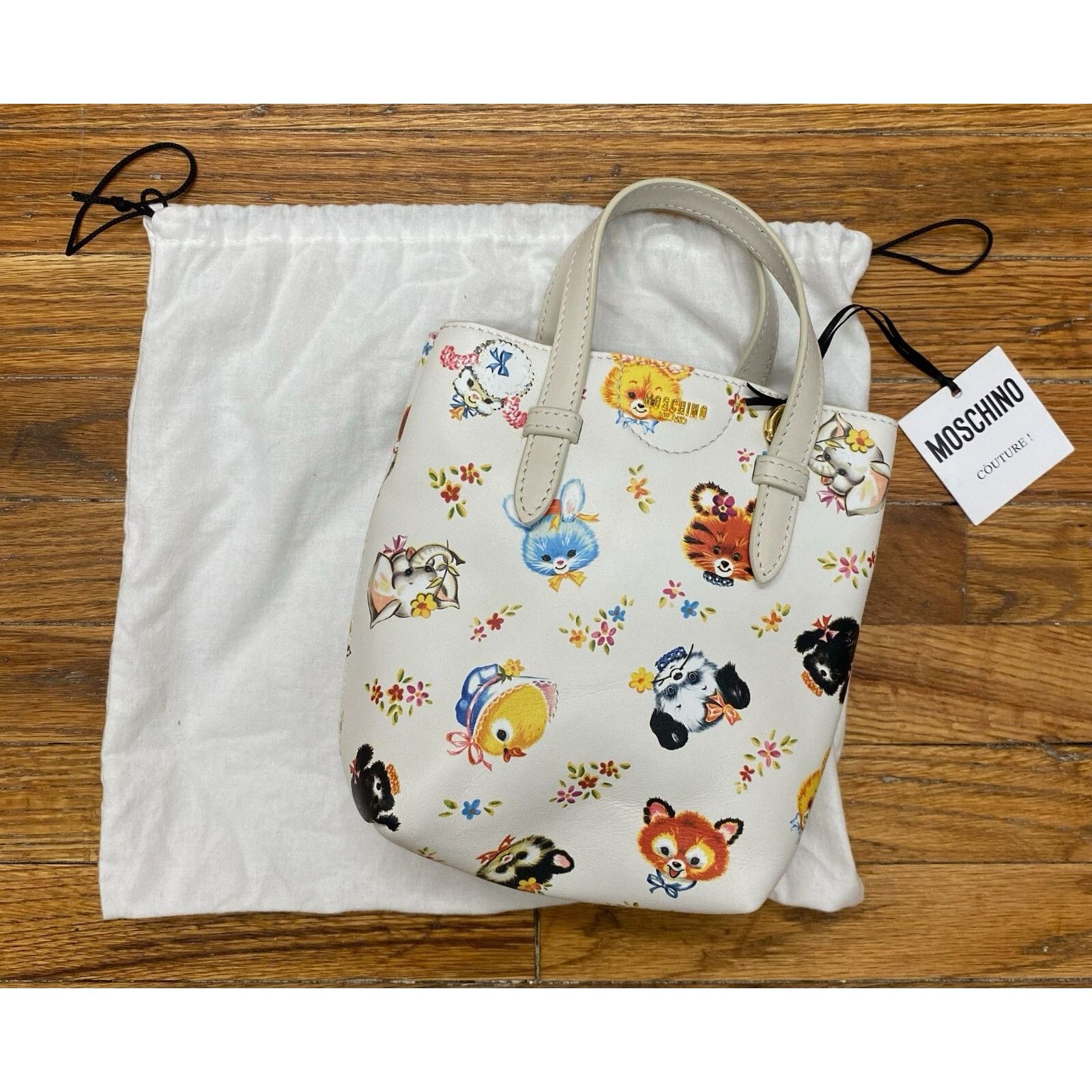 Moschino SS22 MOSCHINO Couture Jeremy Scott White Tall Shopper Bag Size ONE SIZE - 2 Thumbnail