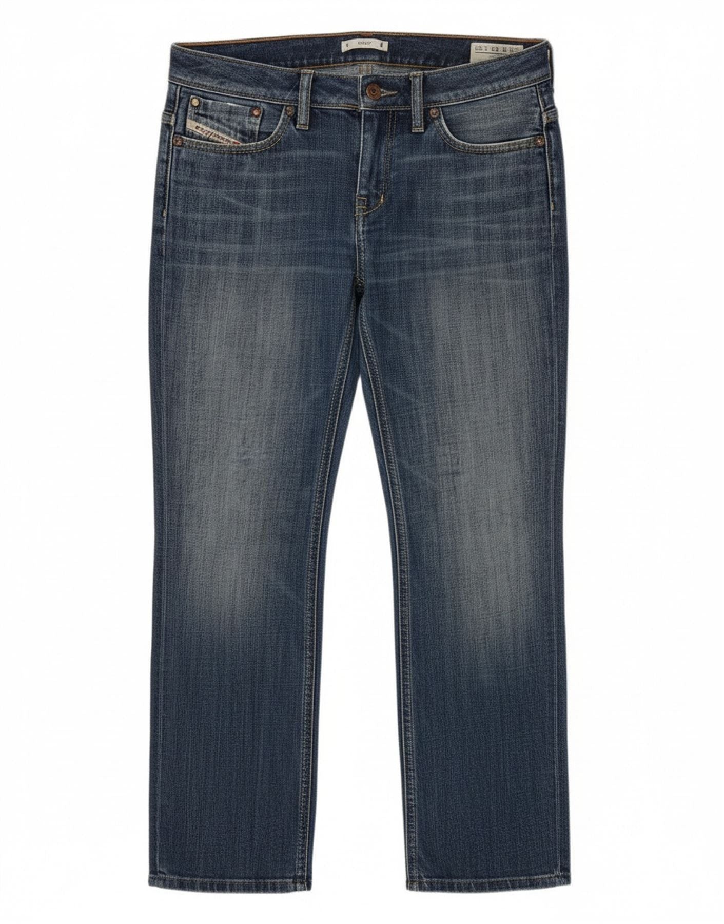 Diesel Womens BEBEL Slim Jeans W28 L27 Blue Cotton Size 42" / US 20 - 1 Thumbnail