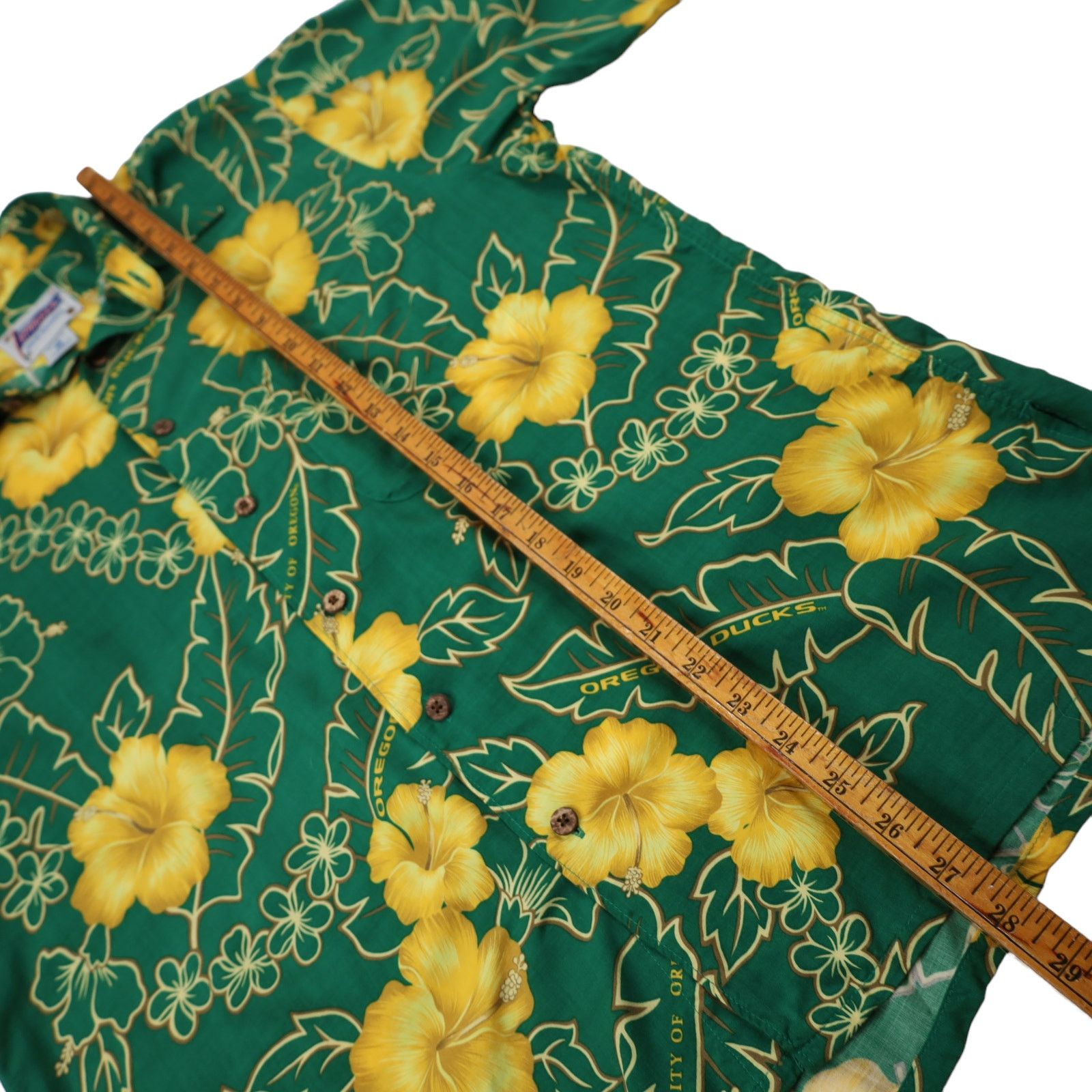 Reyn Spooner × Vintage Vintage Reyn Spooner University of Oregon Hawaiian Shirt Size US S / EU 44-46 / 1 - 7 Thumbnail