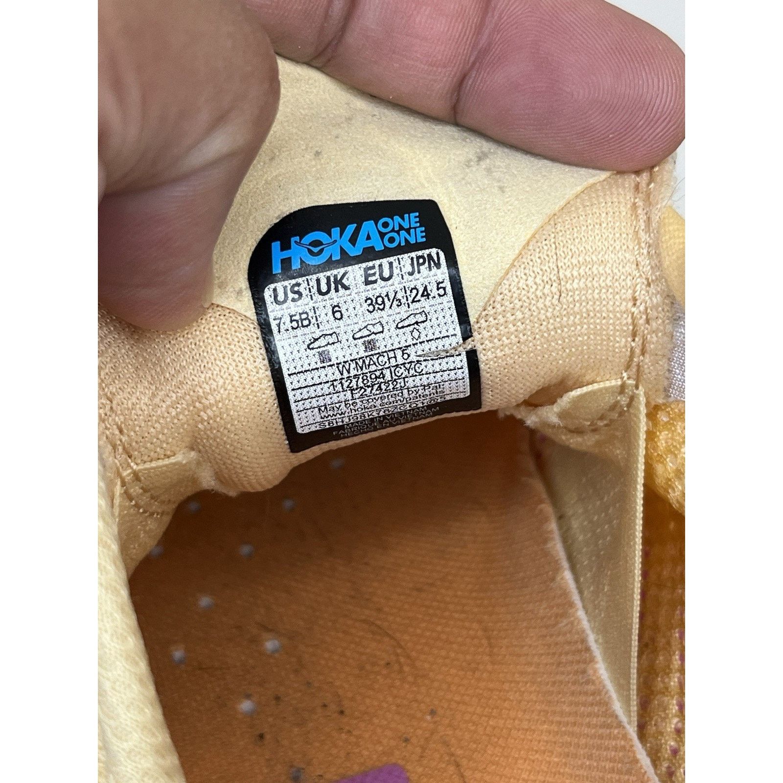 Hoka Size 7.5B W - Hoka One One Mach 5 Women's - 1127894-ICYC Size US 7.5 / IT 37.5 - 7 Thumbnail