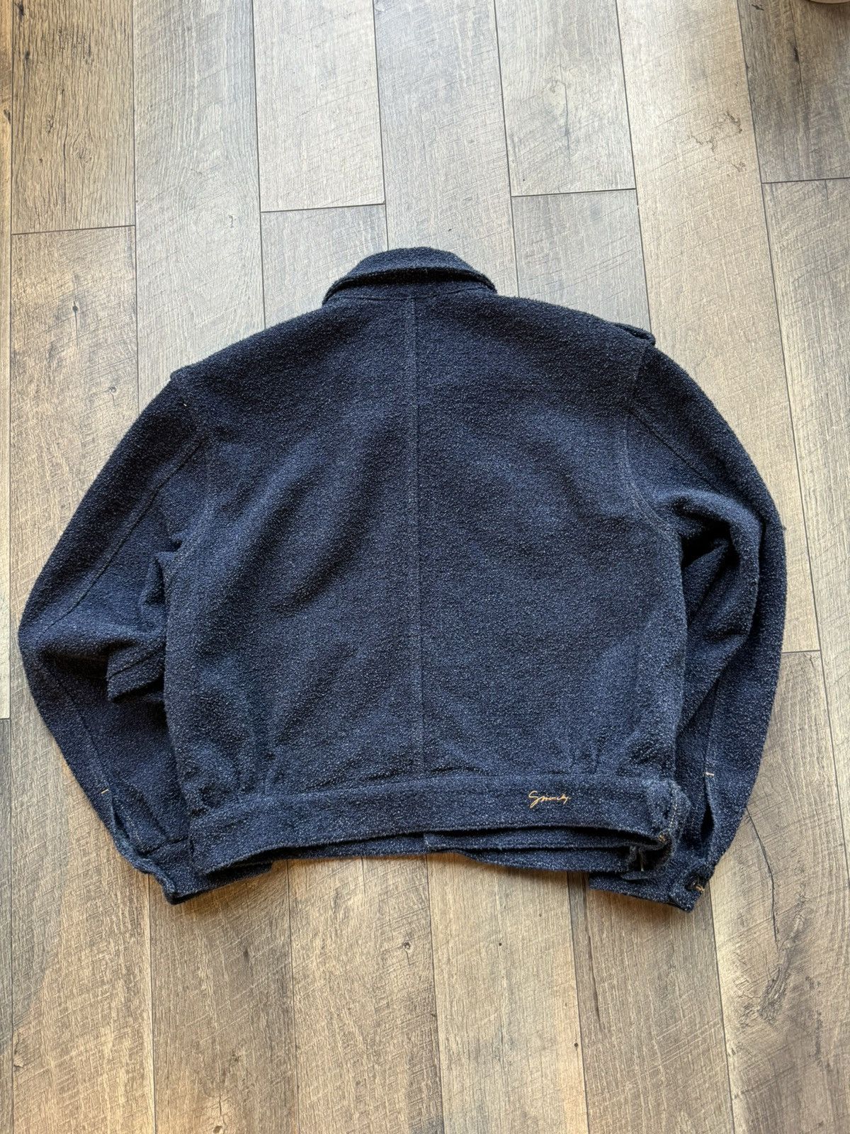 Givenchy Givenchy Belted Indigo Blue Bouclé Denim Jacket NWT - XL Size US XL / EU 56 / 4 - 5 Thumbnail