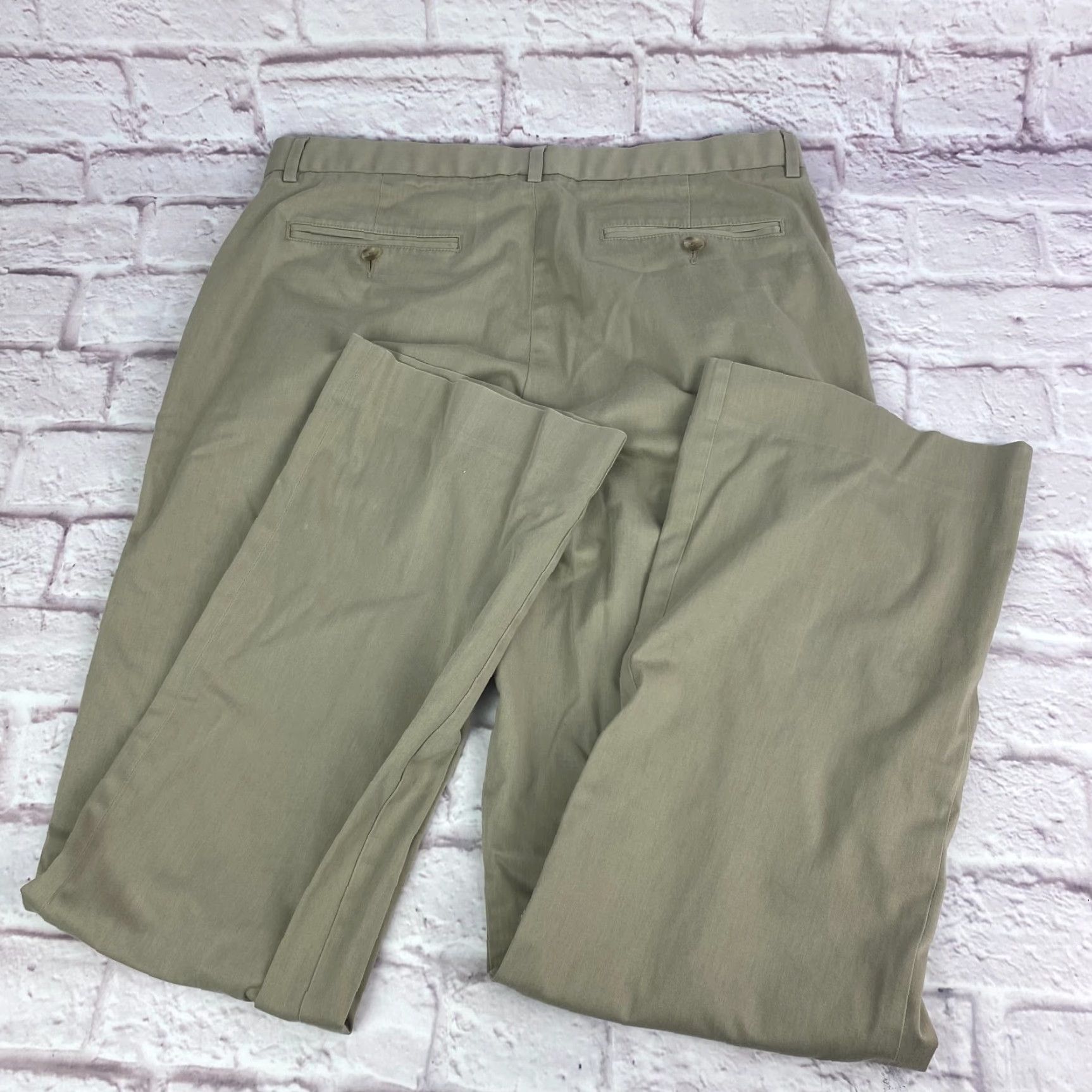 Gap GAP Mens Khaki Work Pants 34 x 34 Chino Tailored Straight Fit Mid Rise Classic Size US 34 / EU 50 - 7 Thumbnail