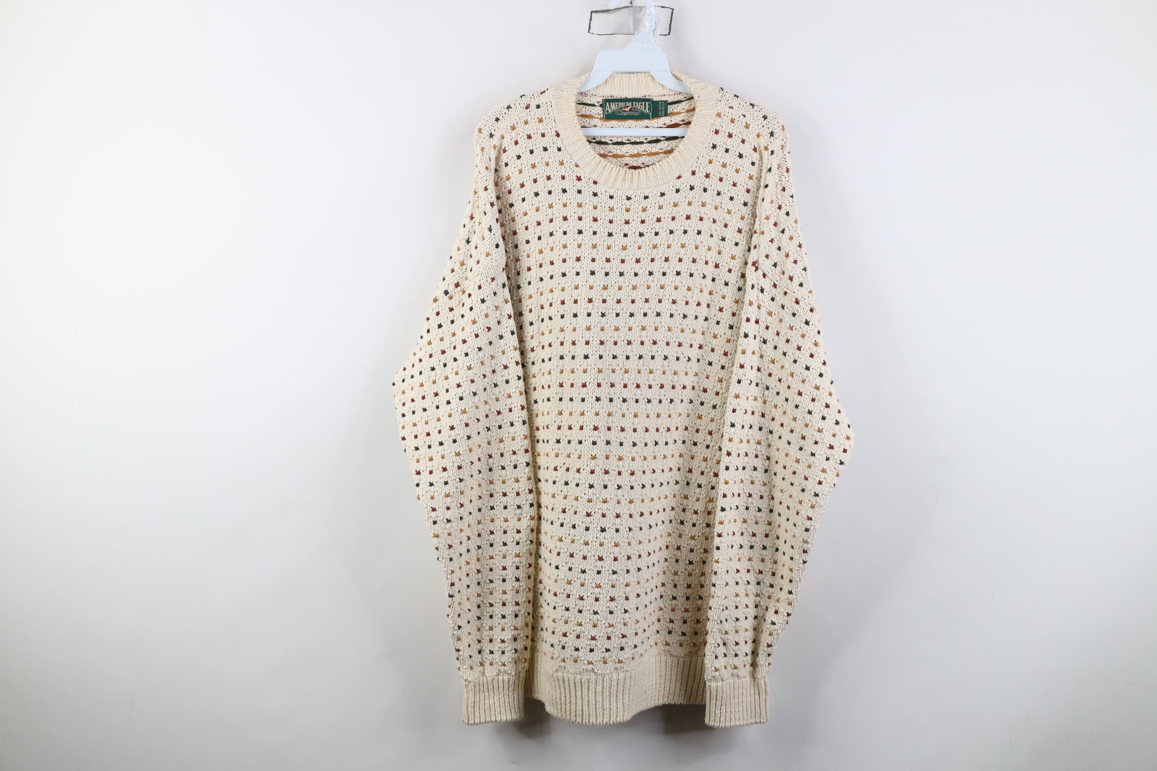 American Eagle Outfitters Vintage 90s American Eagle Outfitters Knit Sweater USA Size US L / EU 52-54 / 3 - 1 Thumbnail