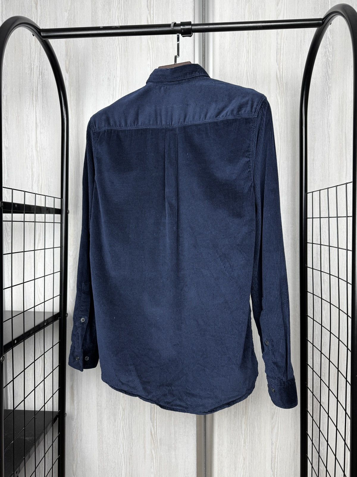 Hugo Boss HUGO Boss Straight Fit Navy Blue corduroy Epaz shirt size S Size US S / EU 44-46 / 1 - 7 Thumbnail