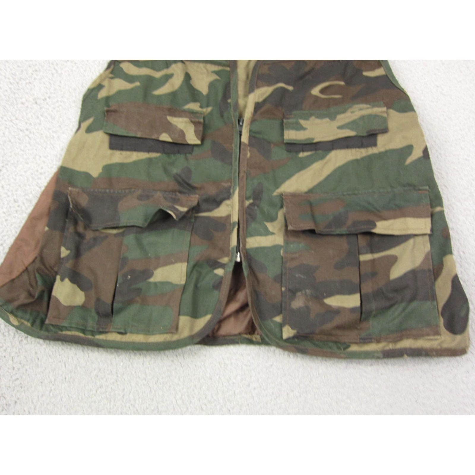 Vintage Vintage Northwest Territory Vest Mens Big 2X Green Camouflage Full Zip Vest Size US XXL / EU 58 / 5 - 3 Thumbnail