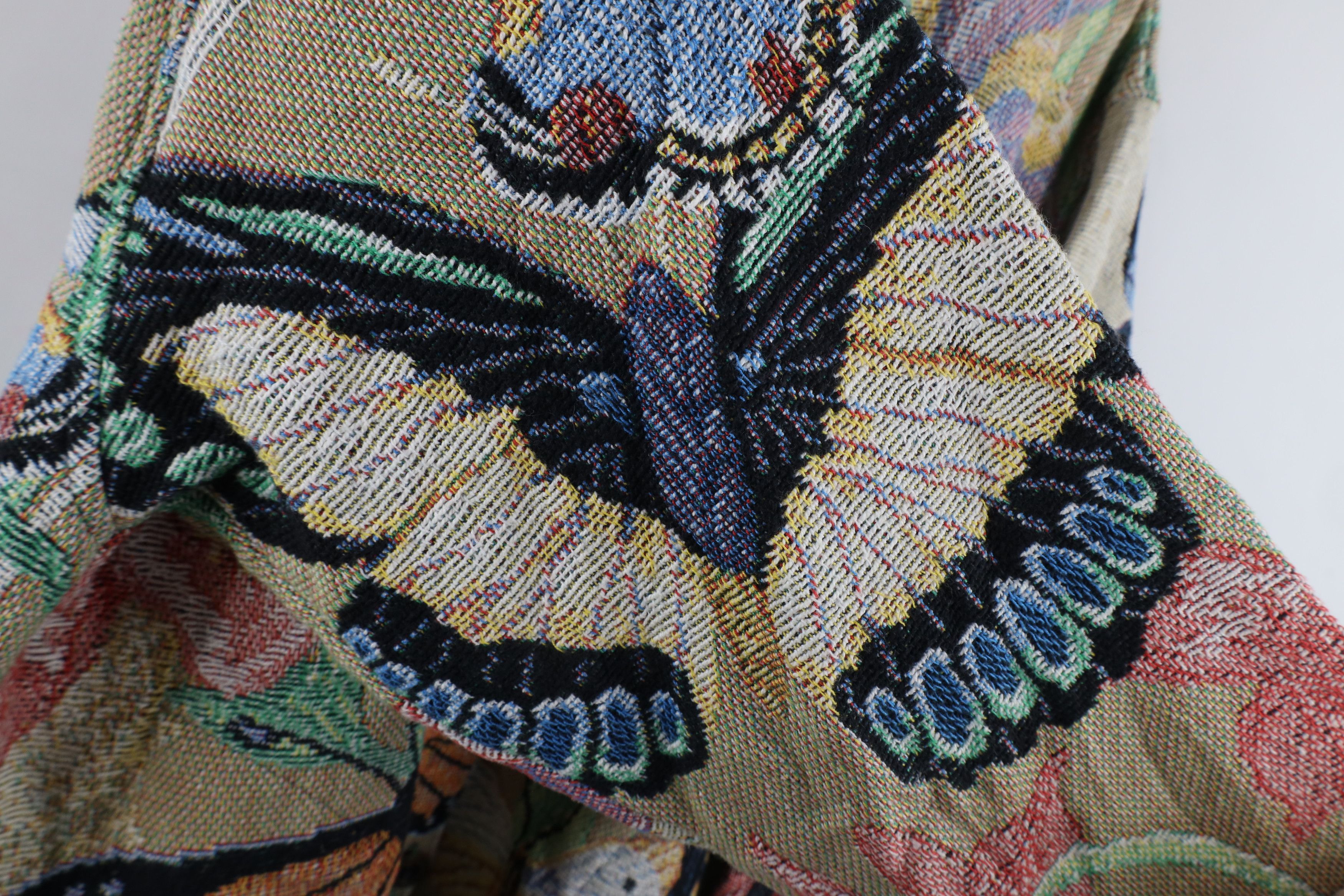 Vintage Vintage 90s Streetwear Flower Butterfly Cardigan Jacket USA Size L / US 10 / IT 46 - 7 Thumbnail