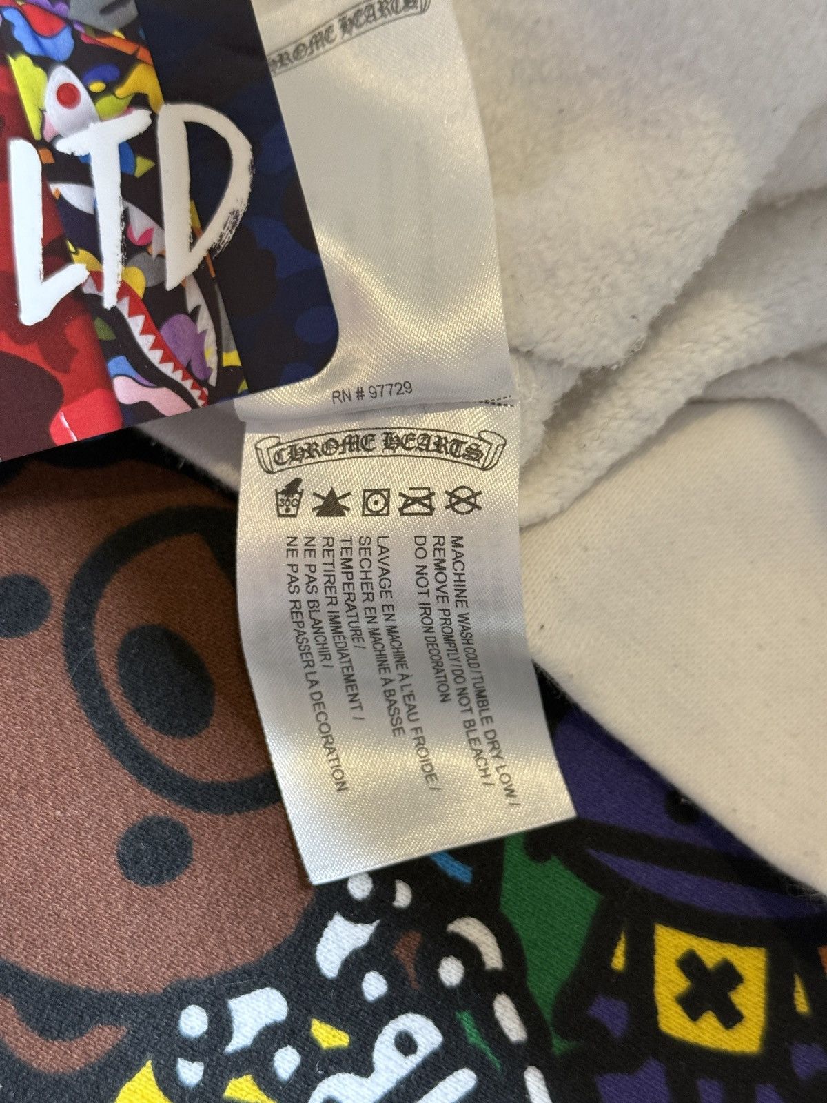 Chrome Hearts Chrome Hearts White Script Pullover Hoodie Size US S / EU 44-46 / 1 - 9 Thumbnail