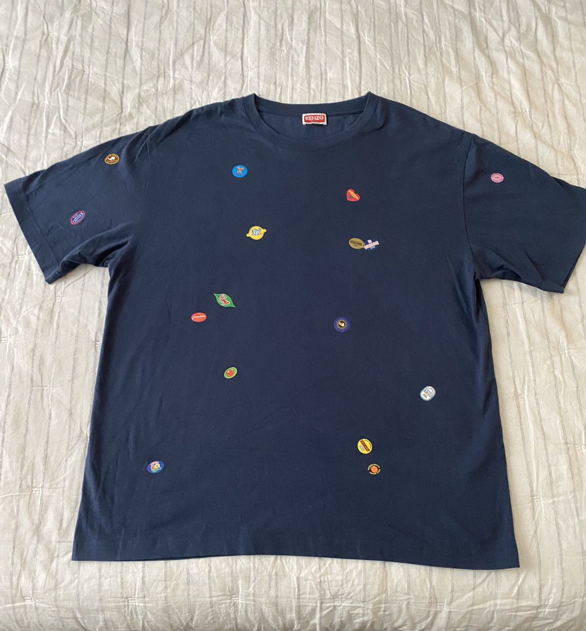 Kenzo Kenzo Fruit Stickers Classic T-shirt XXL Size US XXL / EU 58 / 5 - 3 Thumbnail