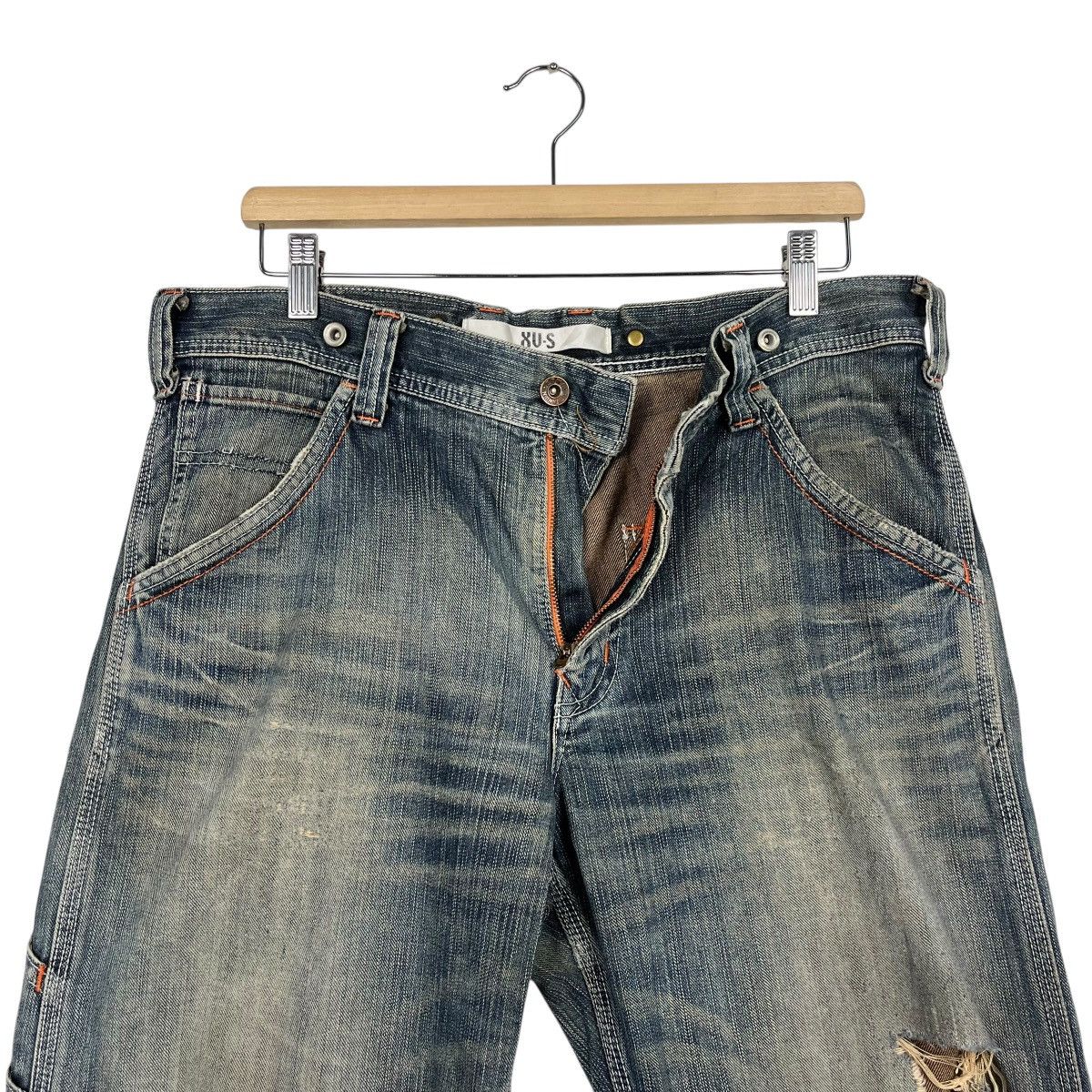 Edwin Vintage Edwin Lot 405 Distressed Denim Jeans Size US 34 / EU 50 - 14 Thumbnail