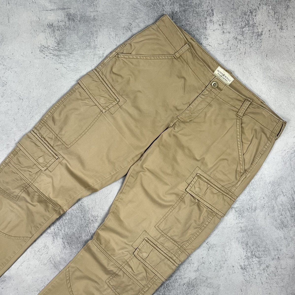 Denim & Supply Ralph Lauren Vintage Denim and Supply multi pocket cargo pants 00’s Size 30" / US 8 / IT 44 - 2 Thumbnail