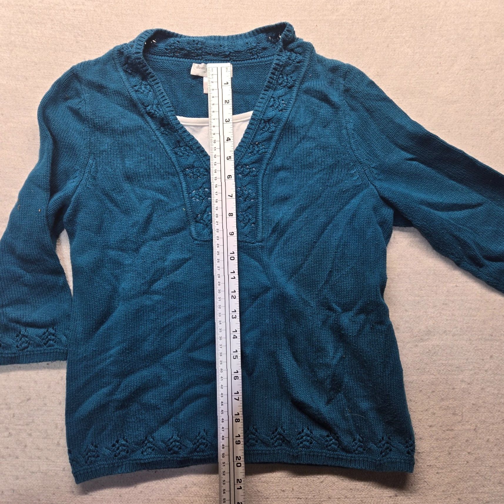 Vintage CHRISTOPHER & BANKS Blue Sweater Pullover Women PS Petite Small Adult Size Petite Short Description Not Included Size S / US 4 / IT 40 - 6 Thumbnail