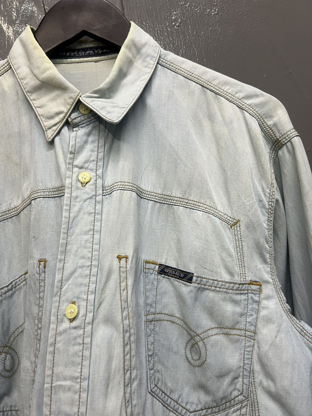 Marithe + Francois Girbaud Marithe Francois Girbaud Cotton Shirt Longsleeve Size US M / EU 48-50 / 2 - 5 Thumbnail