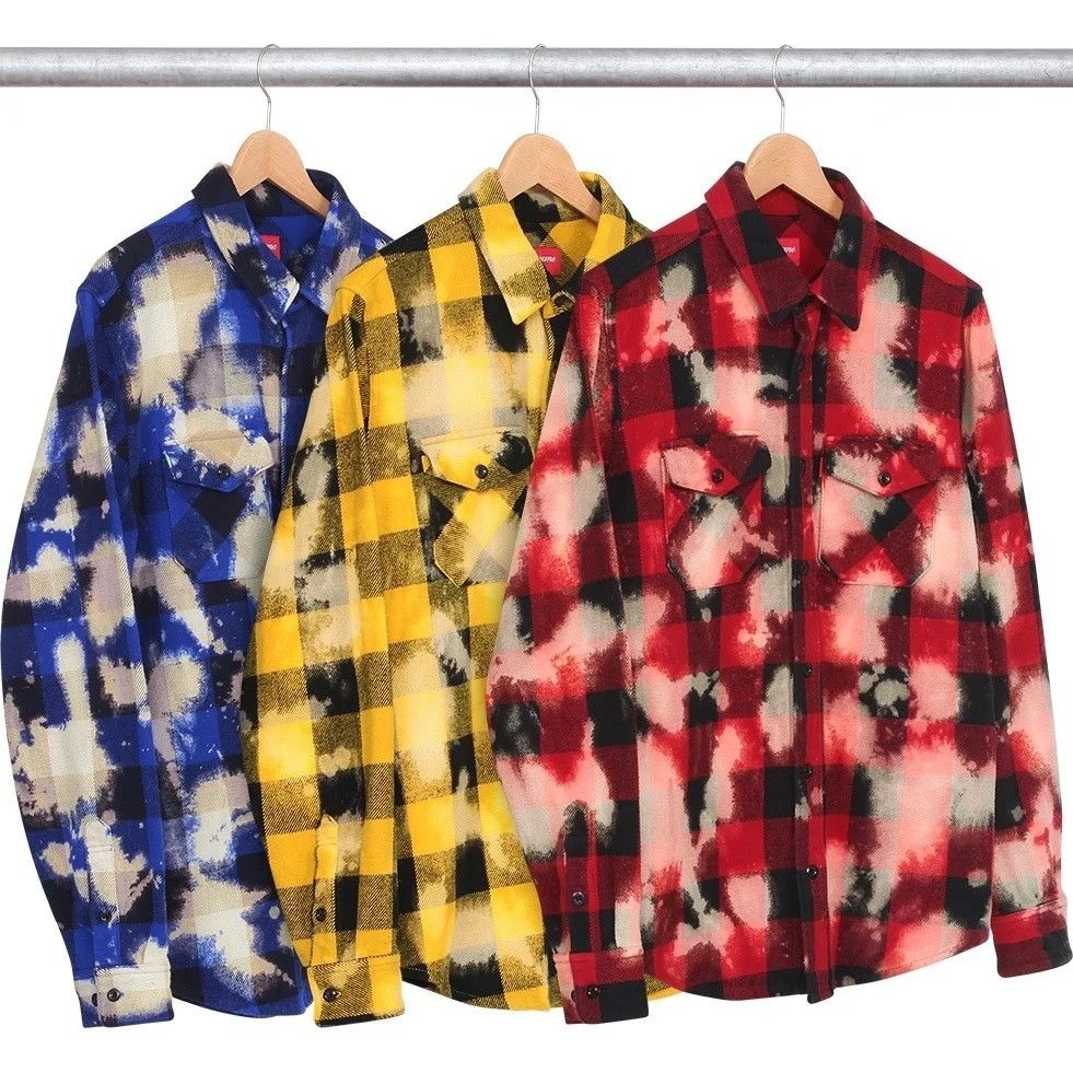 Supreme SUPREME BLEACHED BUFFALO HEAVYWEIGHT FLANNEL Size US L / EU 52-54 / 3 - 8 Thumbnail