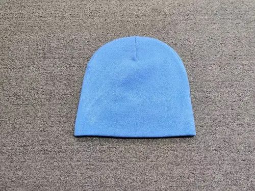 Japanese Brand Spasm Studios Babe Graphic No Cuff Beanie Hat Blue Size ONE SIZE - 4 Thumbnail