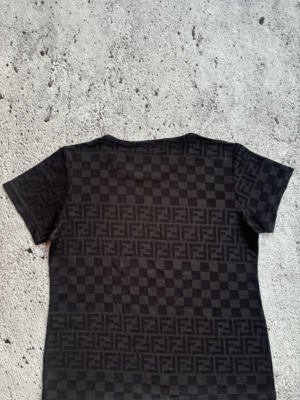 Fendi Vintage Fendi Monogram black Tshirt Size M / US 6-8 / IT 42-44 - 4 Thumbnail