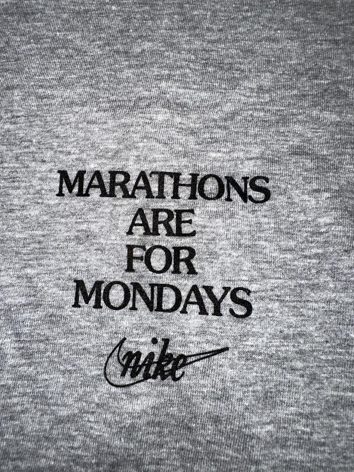 Nike Nike Men’s Dri-Fit "Marathon Are For Mondays" Cotton Nike Racing T-Shirt Size US L / EU 52-54 / 3 - 2 Thumbnail