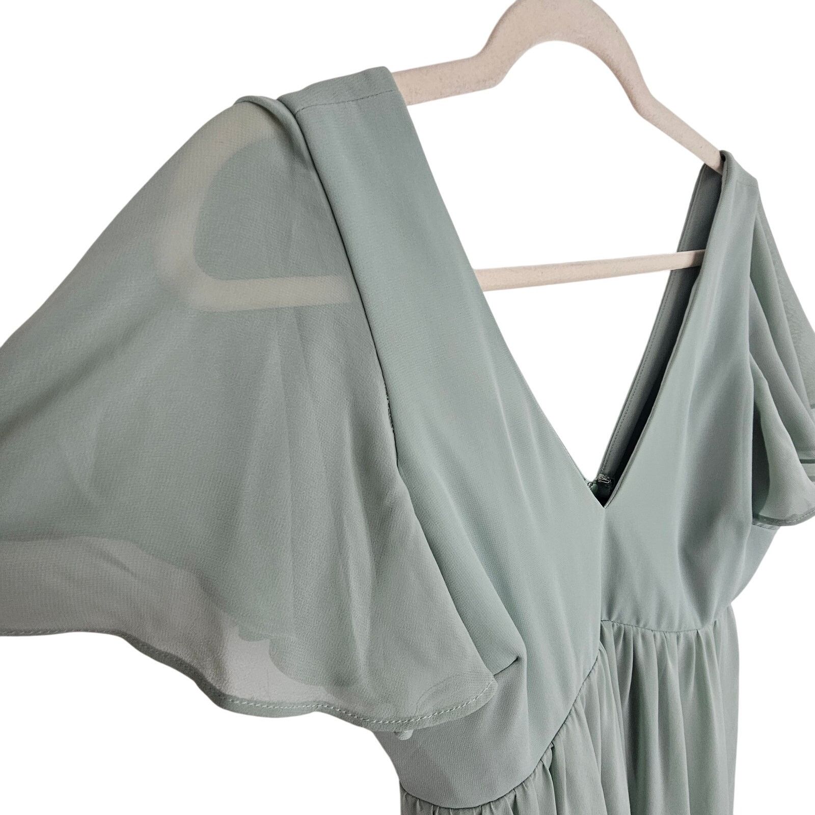 Birddogs Birdy Grey Womens Hannah Empire Waist Bridesmaid Dress Sz S Size S / US 4 / IT 40 - 5 Thumbnail