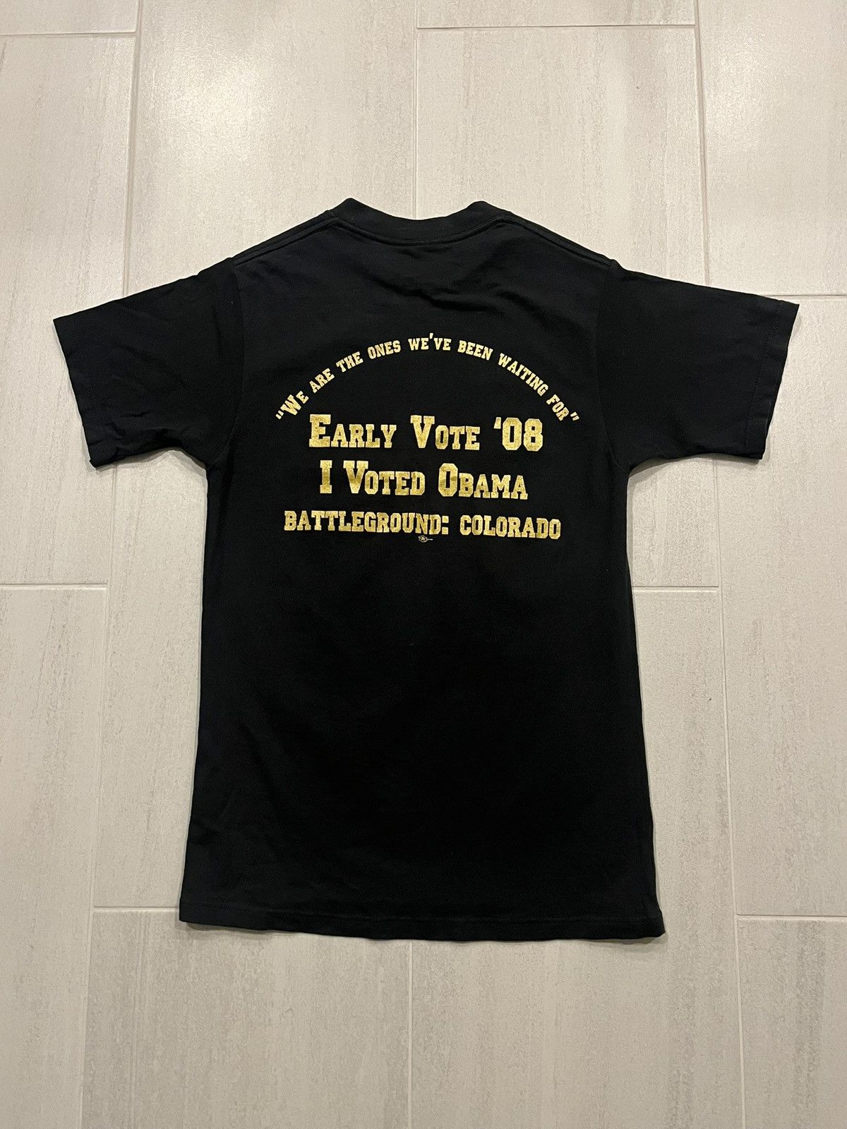 Vintage Vintage 2008 Obama Voting T Shirt Size US S / EU 44-46 / 1 - 2 Thumbnail