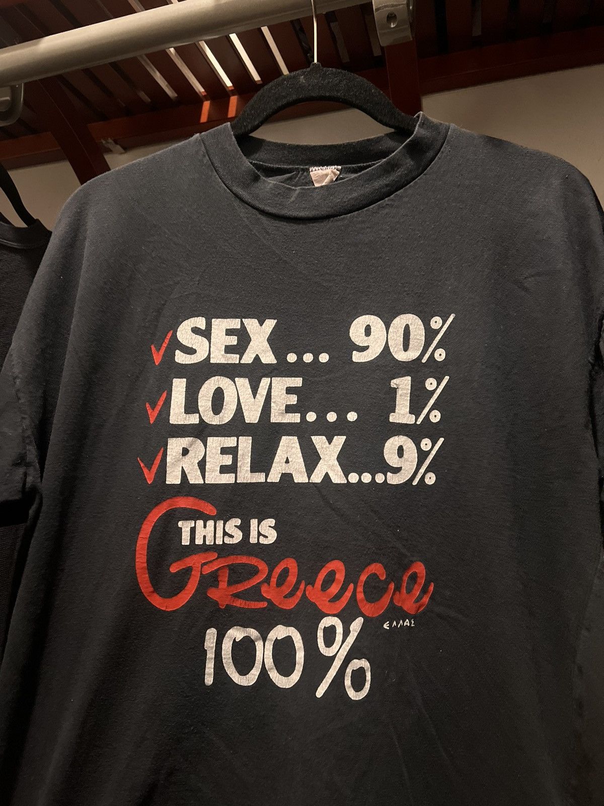 Vintage Vintage 90s Greece Sex Parody Shirt Size US L / EU 52-54 / 3 - 1 Thumbnail