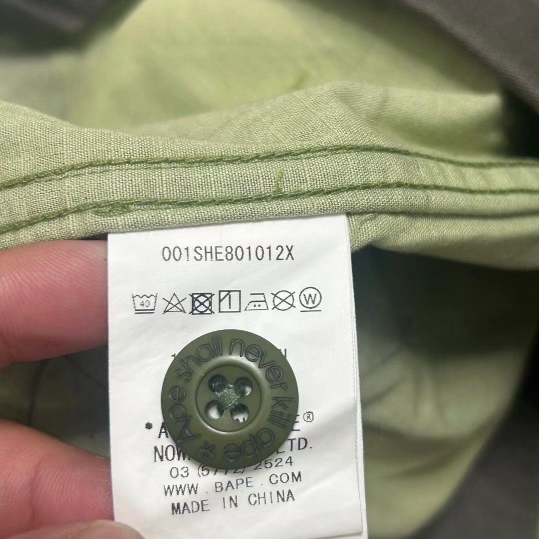 Bape SPLINTER CAMO MILITARY SHIRT Size US M / EU 48-50 / 2 - 6 Thumbnail