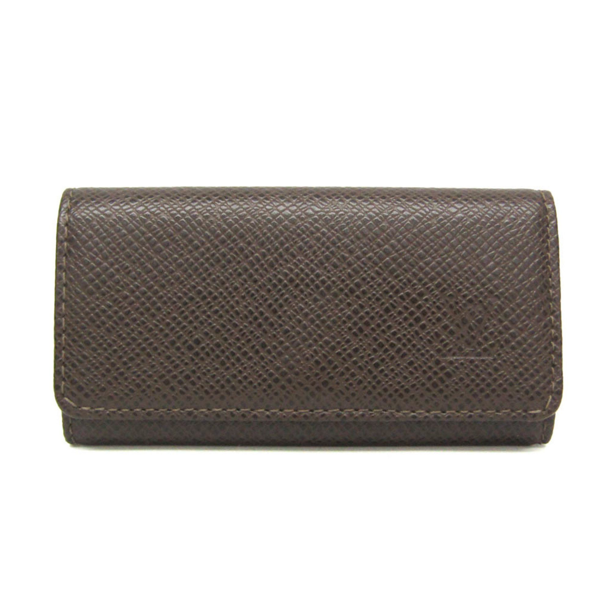Louis Vuitton Louis Vuitton Taiga Key Holder 4 M30528 Men,Women Taiga Leather Key Case Brown,Grizzly Size ONE SIZE - 1 Thumbnail