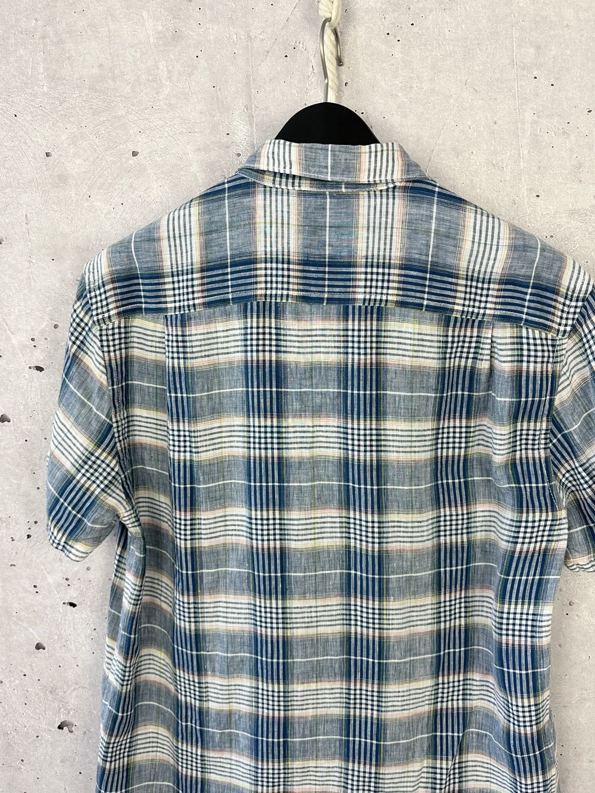 Designer × Tommy Bahama Tommy Bahama Linen Check Short Sleeve Shirt Size US L / EU 52-54 / 3 - 7 Thumbnail