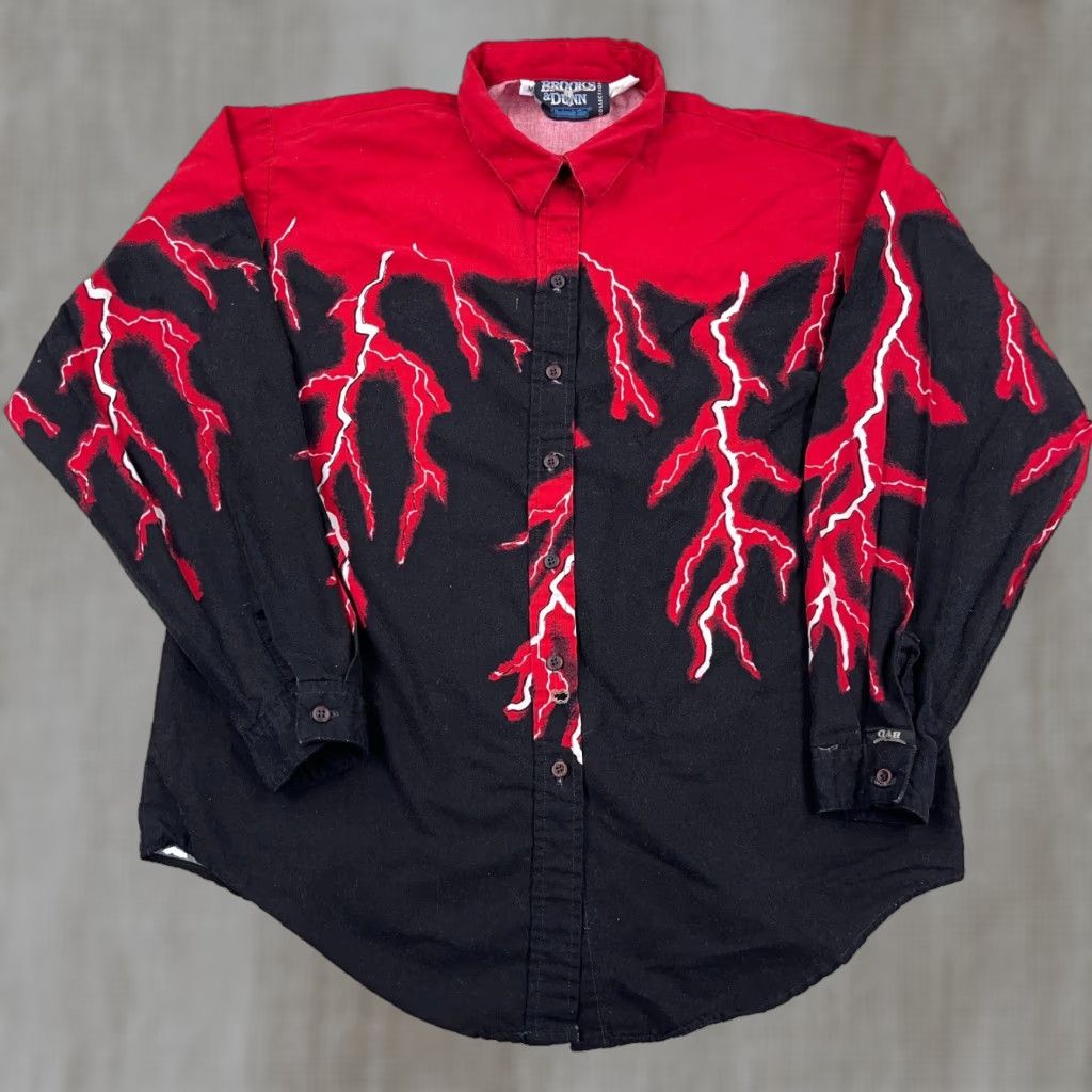Vintage VINTAGE Panhandle Slim Western Shirt Women Medium Red Black Button-Up Geometric Aztec Classic Size M / US 6-8 / IT 42-44 - 1 Thumbnail