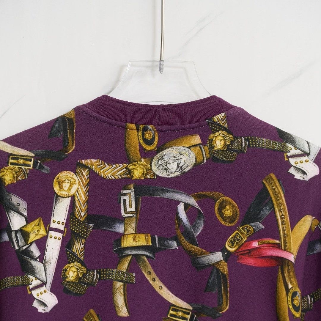 Versace Versace Men's Pattern All-Over Print Sweatshirt Size US M / EU 48-50 / 2 - 8 Thumbnail
