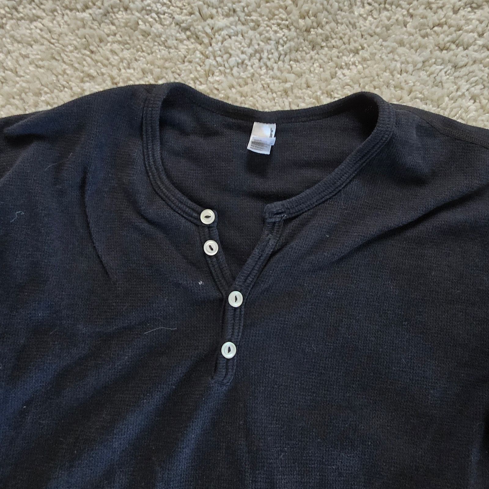 American Apparel American Aparrel Mens XL Dexter Series Show Black VTG Rare Size US XL / EU 56 / 4 - 6 Thumbnail