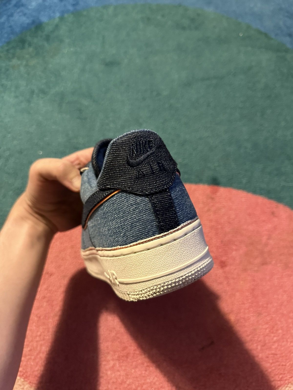 Nike 3x1 x Air Force 1 Low Premium Stonewash Blue Size US 11 / EU 44 - 11 Thumbnail