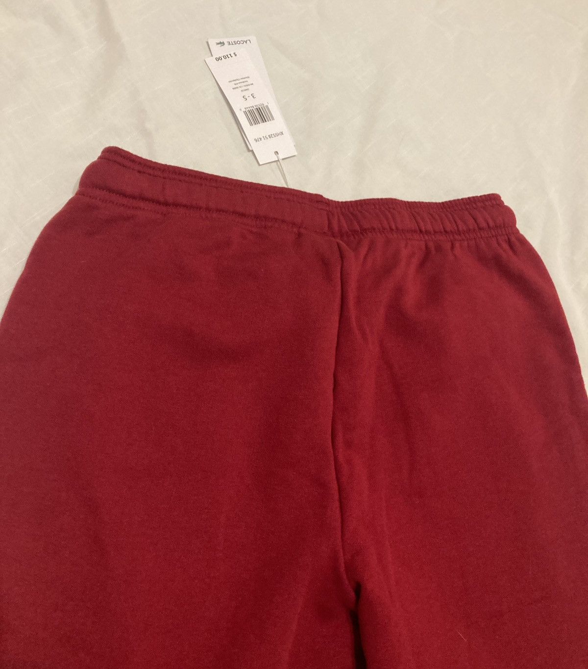 Lacoste Lacoste Men's Small Maroon red Cotton Blend Tapered pants Size US 28 / EU 44 - 11 Thumbnail