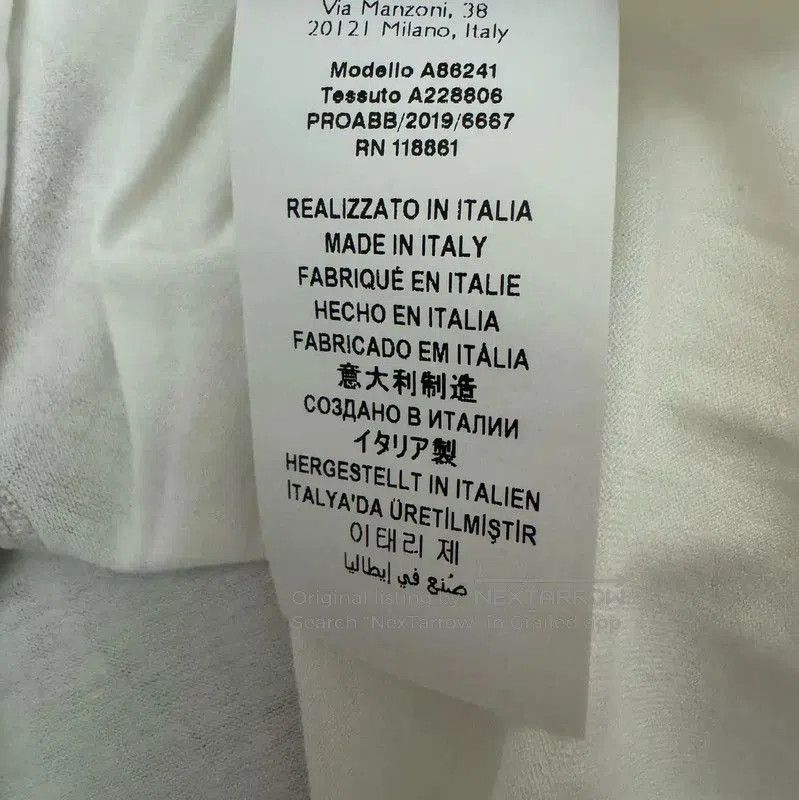 Versace Versace Men's White Cotton Medusa T-shirt . Size US M / EU 48-50 / 2 - 5 Thumbnail