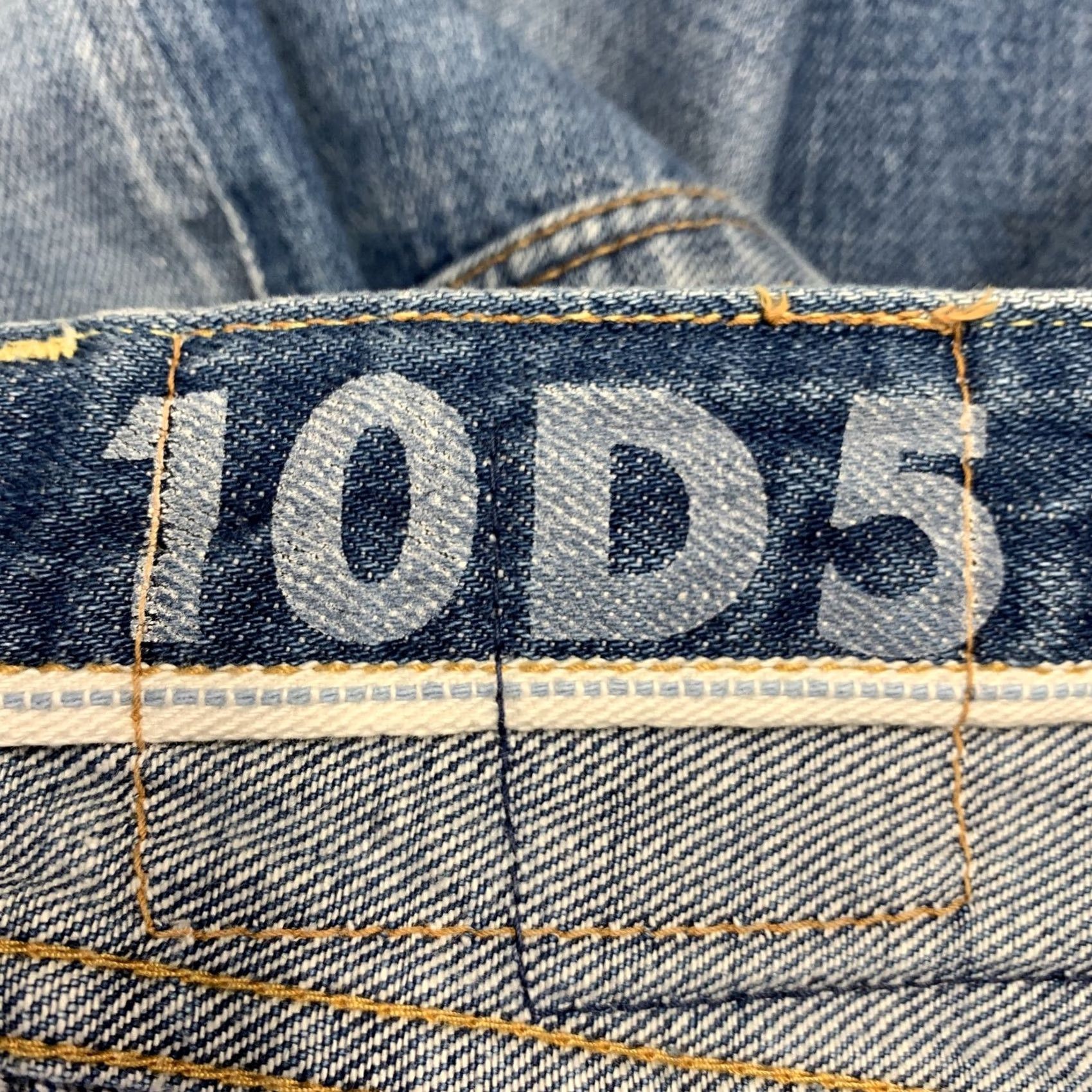 Visvim VISVIM Jeans 34 Blue Distressed Selvedge Button Fly Adult Mens Regular Inseam 29 Japan Size US 34 / EU 50 - 4 Thumbnail
