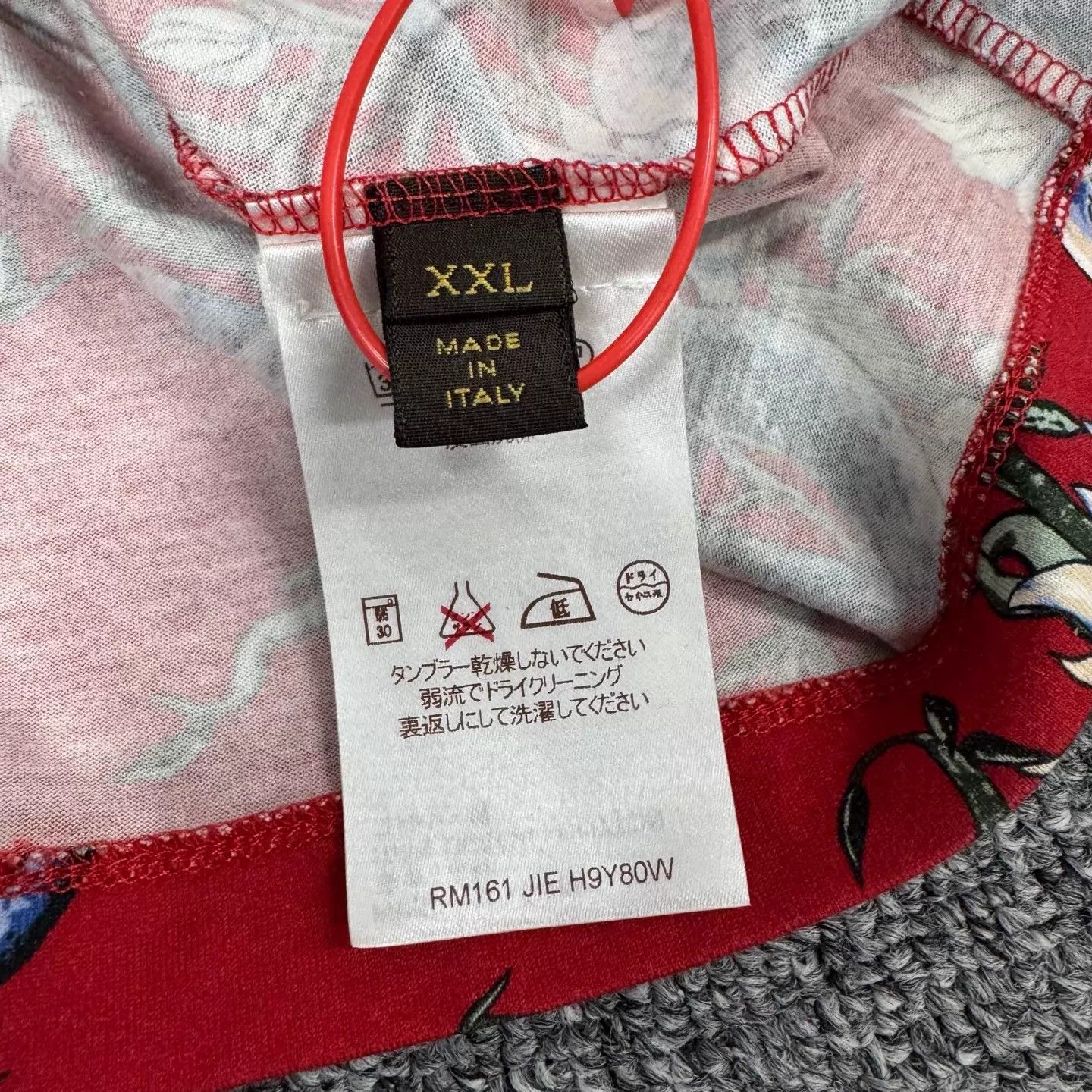 Louis Vuitton LV Red Floral Cheetah Short Sleeve Top XXL Size US XXL / EU 58 / 5 - 5 Thumbnail