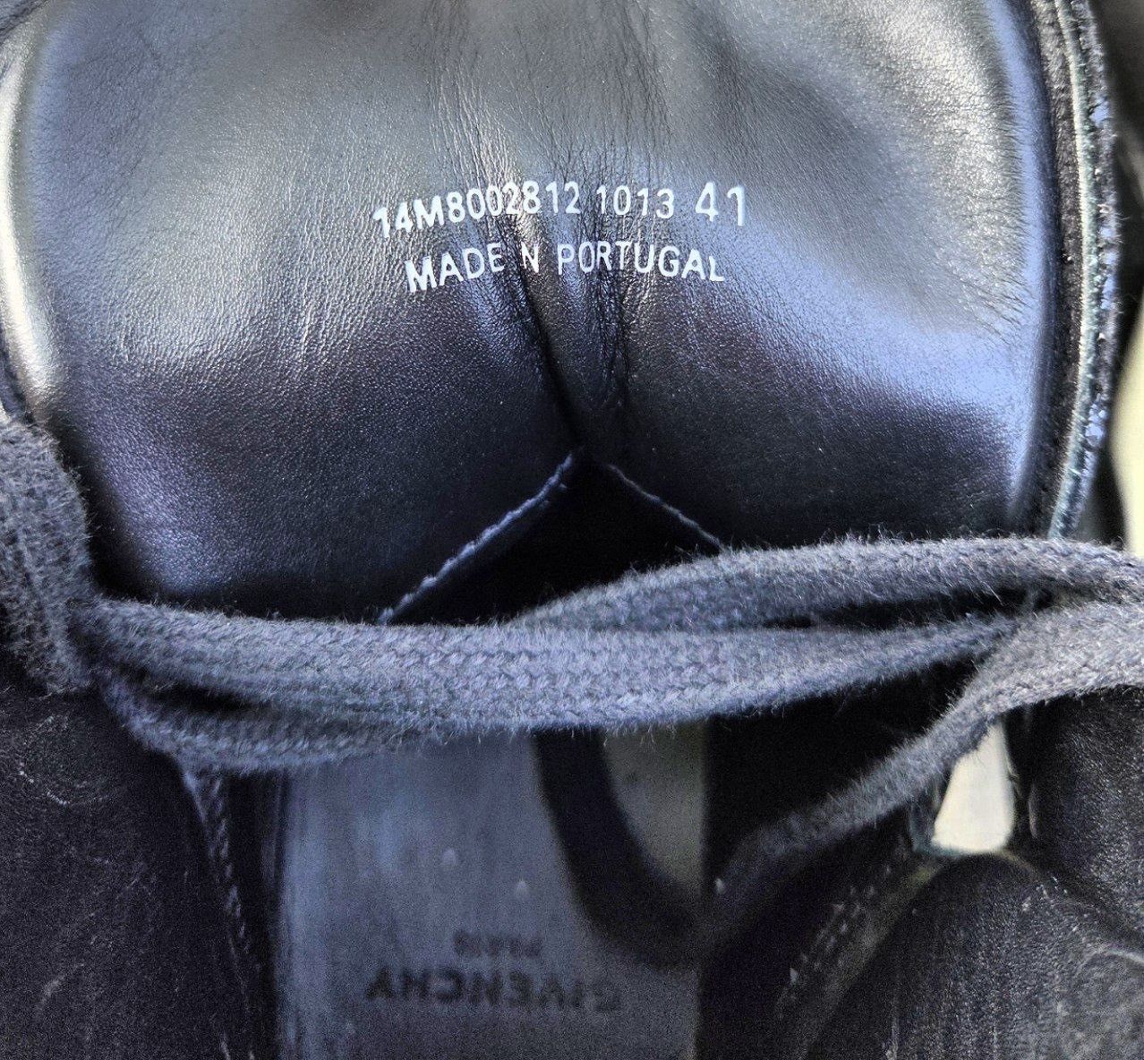 Givenchy Givenchy Tyson Star High Top Black Leather Sneakers Size US 8 / EU 41 - 7 Thumbnail