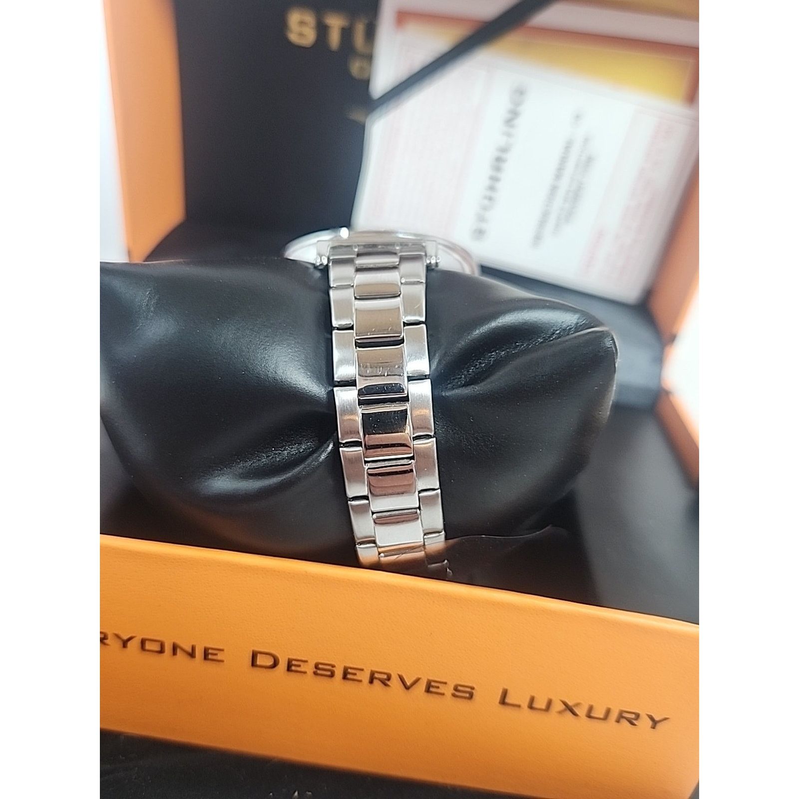 Other Stuhrling Original Women's Stainless Crystals Watch 143723 Size ONE SIZE - 5 Thumbnail