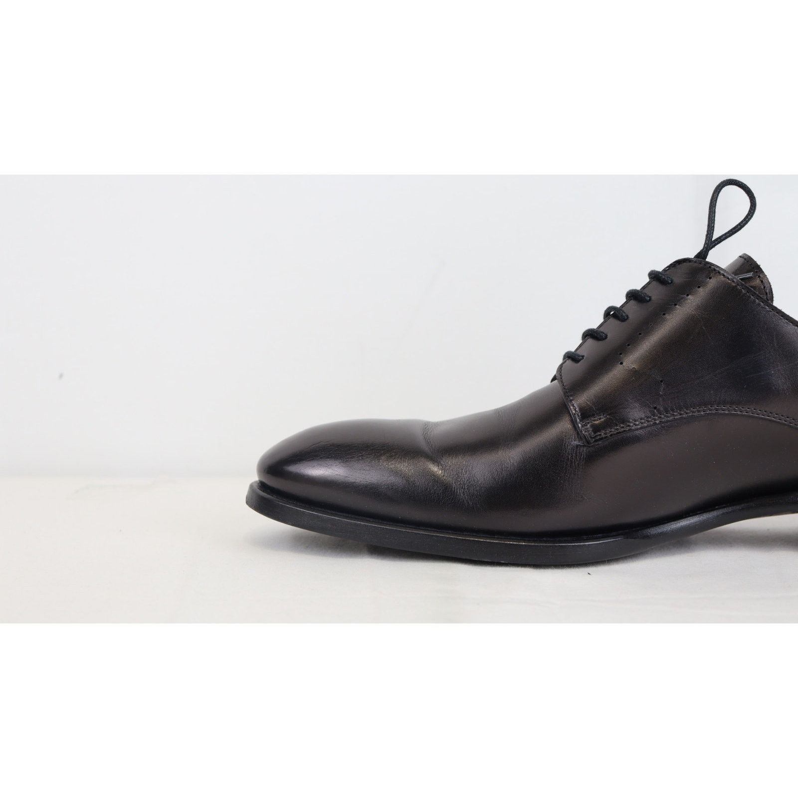 Brioni o1rshd1 Leather Shoe in Black Size US 11 / EU 44 - 3 Thumbnail