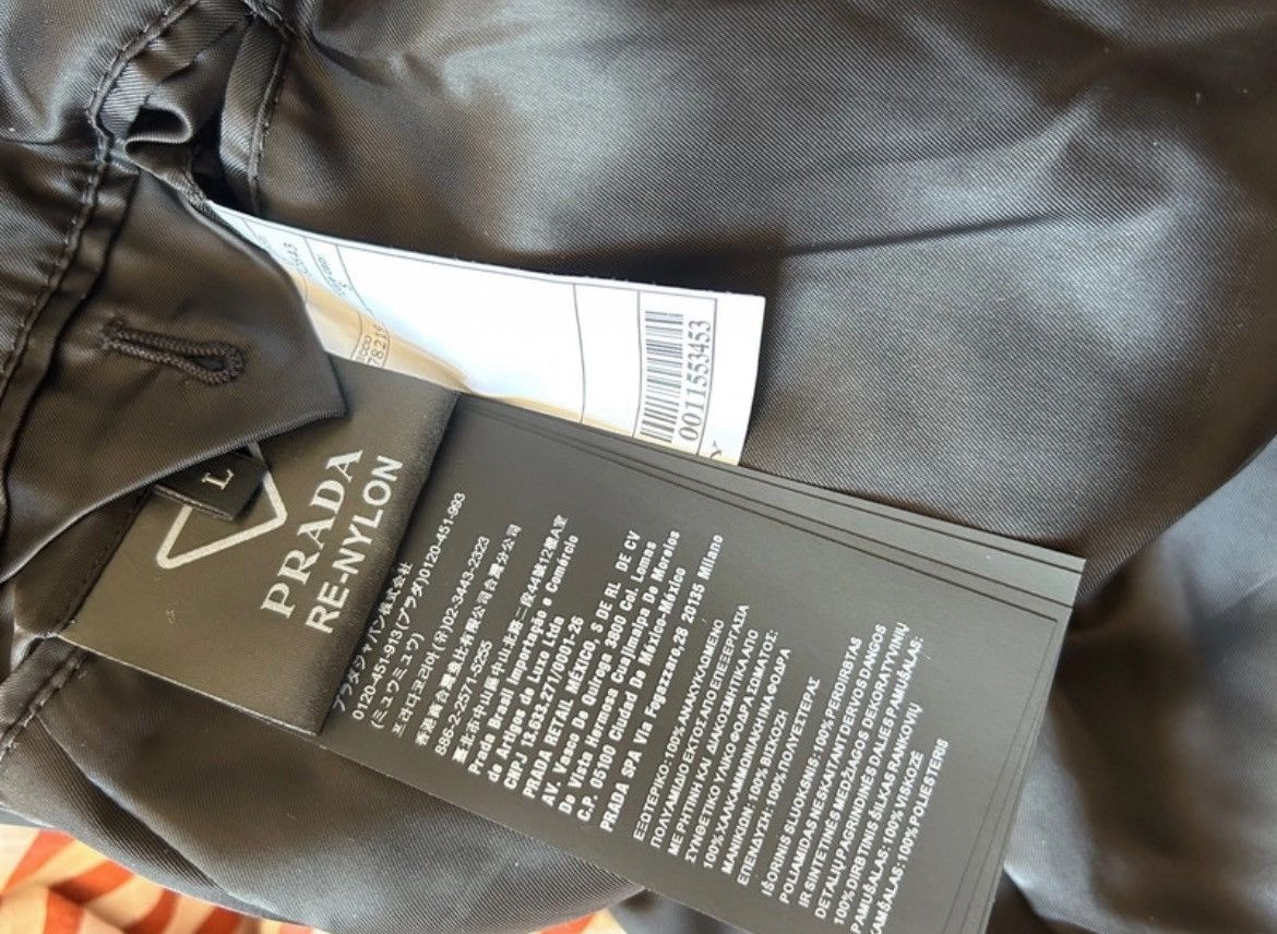 PRADA re-nylon Casual Jacket Black Raf Simons