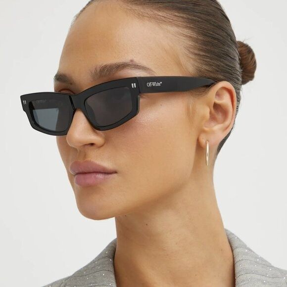 Off-White 🕶️New Off-White OERI135 MIRAMAR 1007 Black Sunglasses Size ONE SIZE - 1 Thumbnail