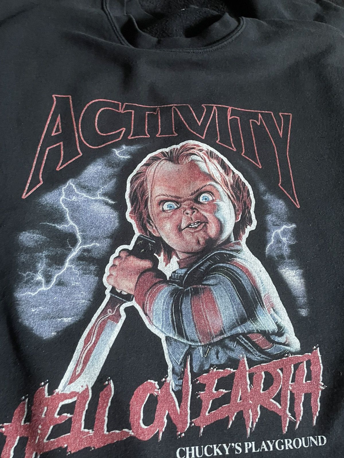 Designer Activity Chucky Childs play crew neck Size US XL / EU 56 / 4 - 2 Thumbnail