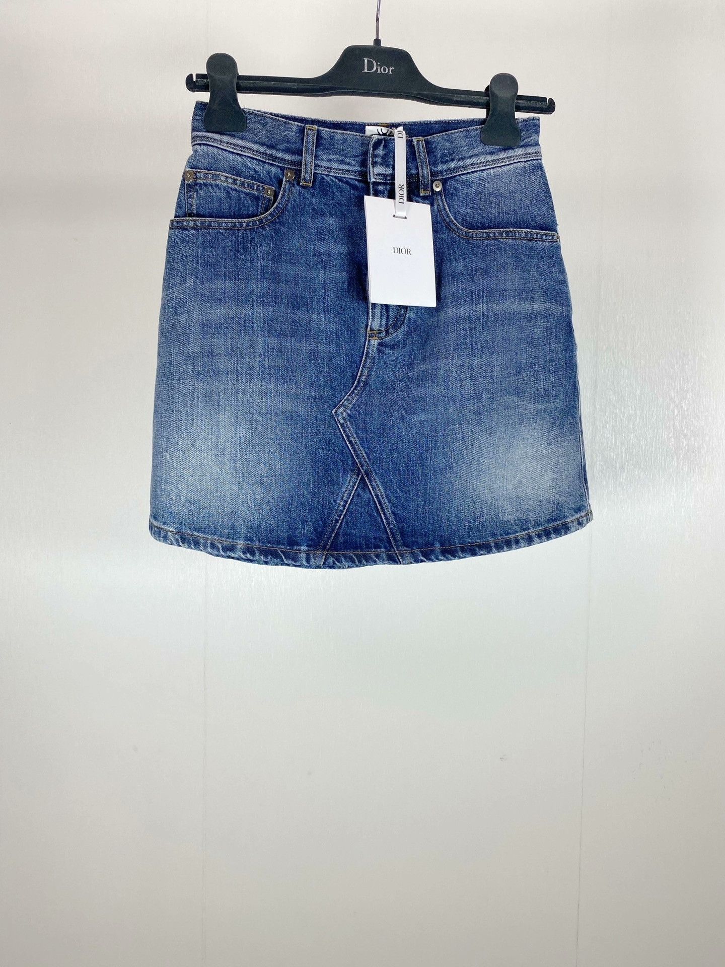 Dior Dior 25 Denim Skirt Size 34" / US 12 / IT 48 - 1 Thumbnail