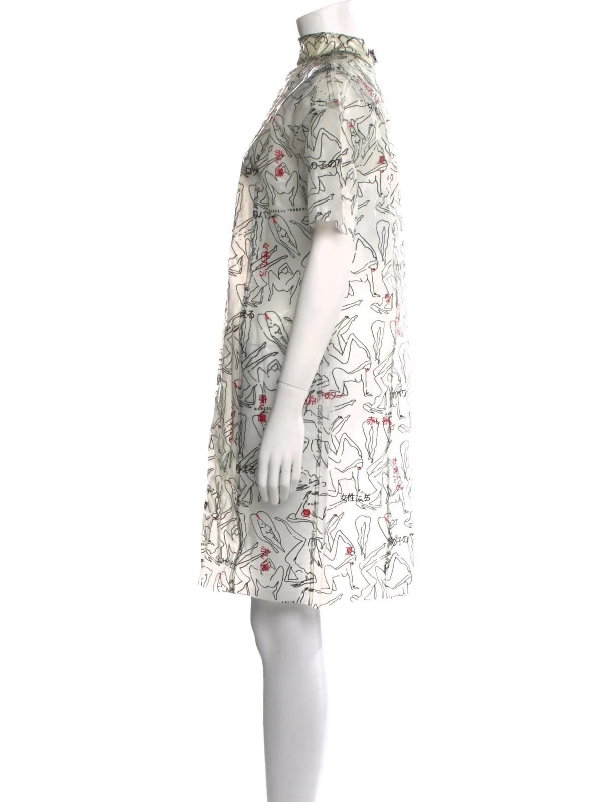 Other Marcell Von Berlin Printed Knee-Length Dress Size: M | US 4 Size M / US 6-8 / IT 42-44 - 2 Thumbnail
