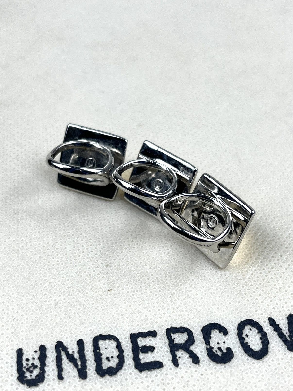 Undercover Undercover Triple Set Pyramid Stud Gold Rings Size ONE SIZE - 9 Thumbnail