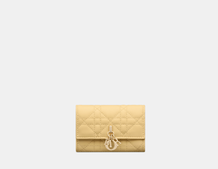 Dior o1w1db10426 S0966O Size : OS / Wallet in Pastel Yellow Size ONE SIZE - 1 Thumbnail