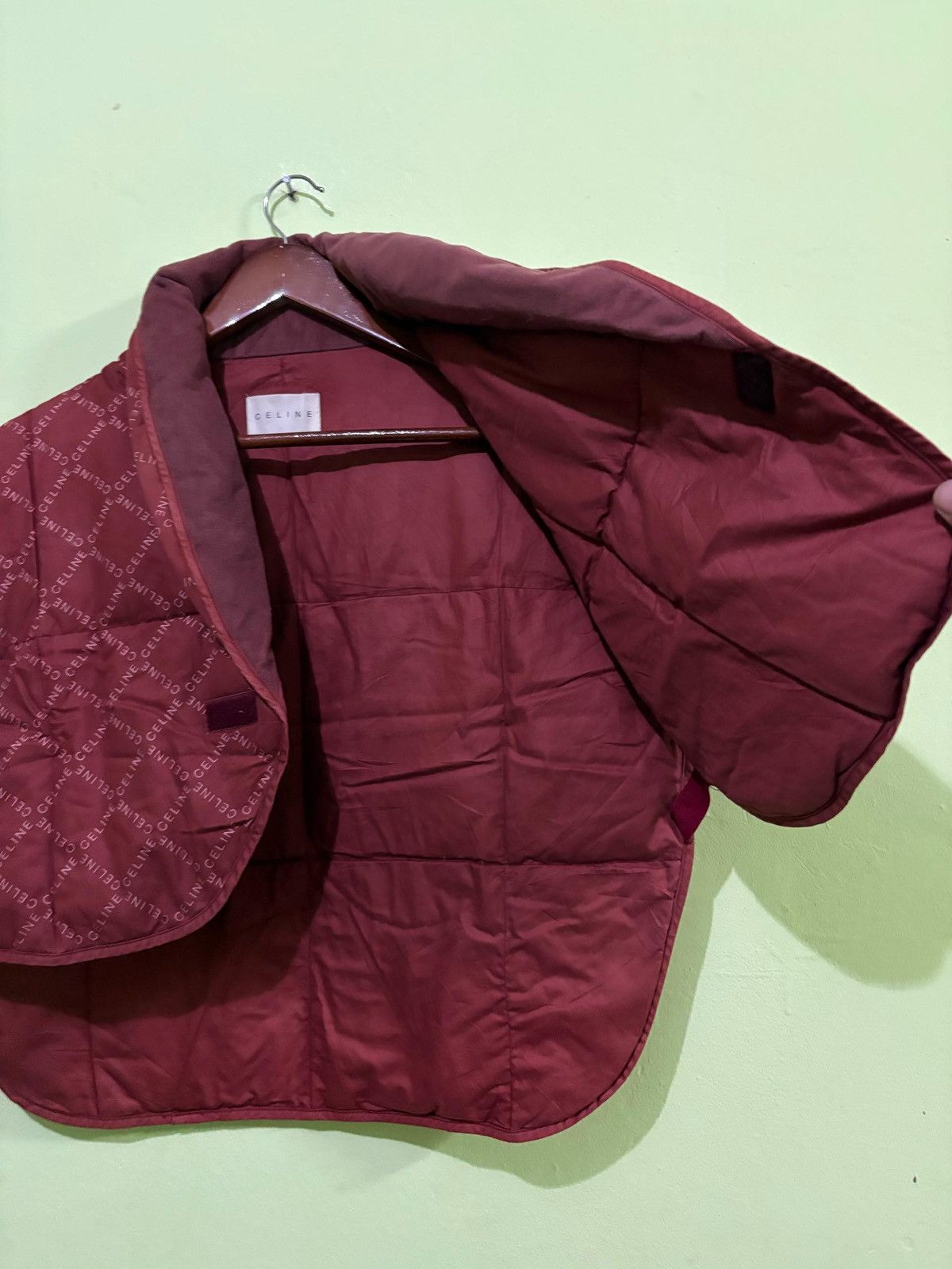 Celine Celine Full Print Monogram Logo Poncho Padded vest Size US M / EU 48-50 / 2 - 5 Thumbnail