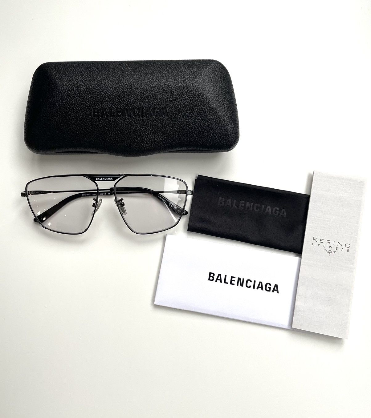 Vintage BALENCIAGA SUNGLASSES BB0246SA 004 61 Size ONE SIZE - 8 Thumbnail