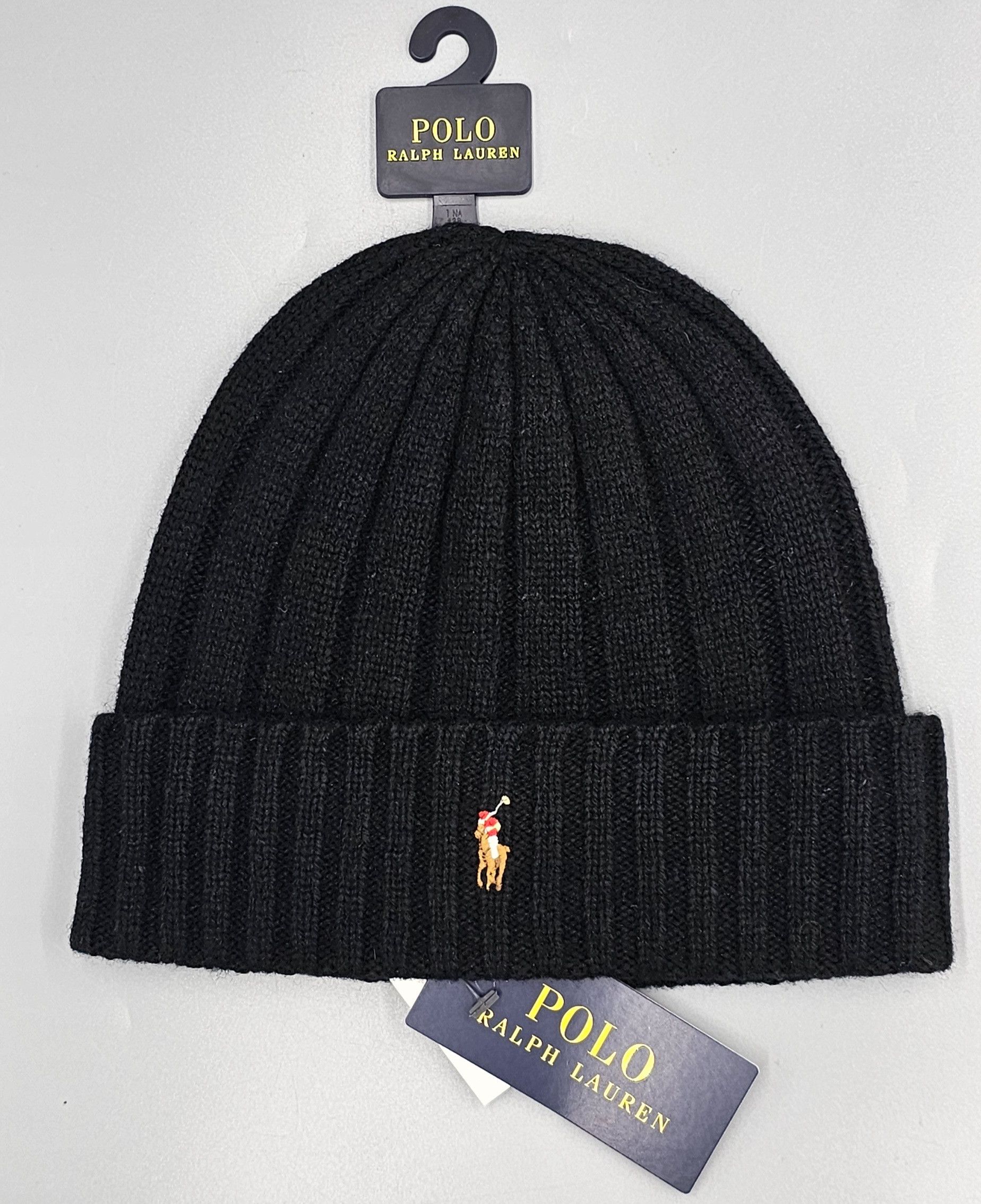 Polo Ralph Lauren 4 Polo Ralph Lauren Wool Blend Cuffed Beanie Hats Authentic Size ONE SIZE - 2 Thumbnail