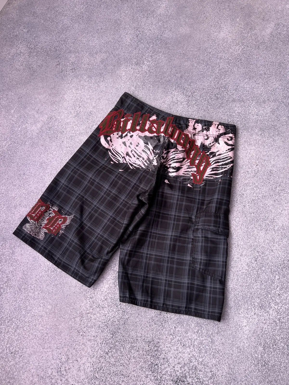 Billabong × Vintage Vintage Billabong Y2k Ed Hardy Style shorts Size US 32 / EU 48 - 8 Thumbnail