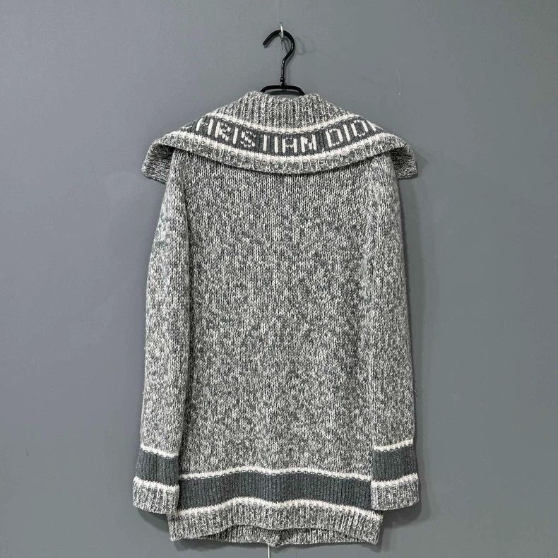 Dior Navy Collar Wool Cardigan by Dior-2505 Size M / US 6-8 / IT 42-44 - 4 Thumbnail