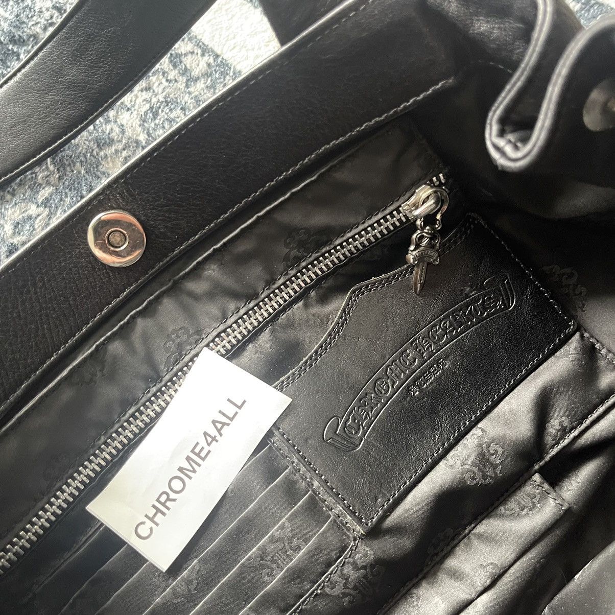 Chrome Hearts Chrome Hearts JJ Dean Leather Bag Size ONE SIZE - 7 Thumbnail